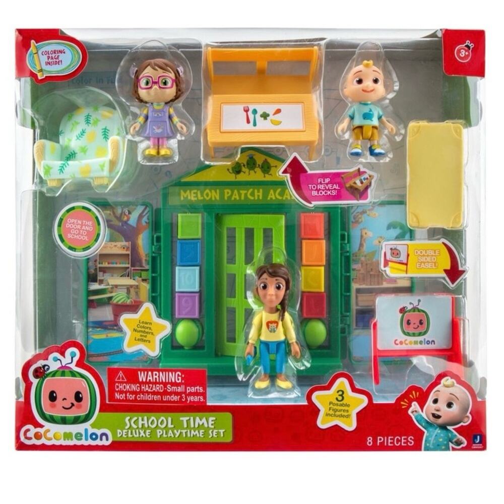 Cocomelon School Time Deluxe Playtime Set